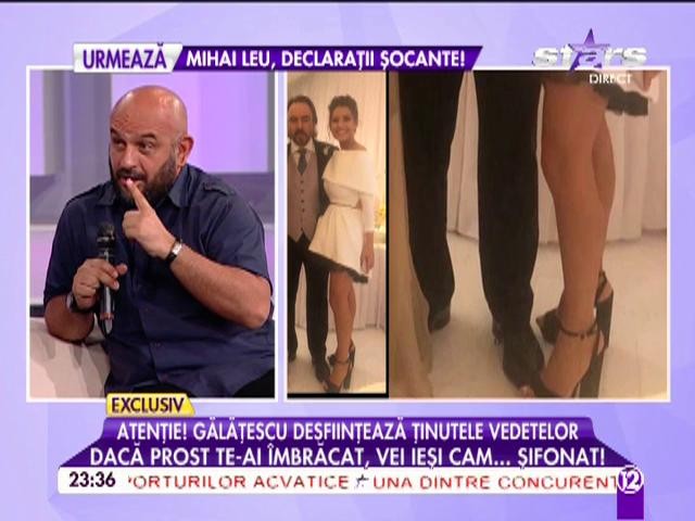 Carmen Minune, criticată dur de Alin Gălăţescu: "Sandalele ei sunt odioase!"