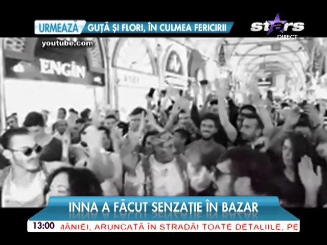 Inna a făcut senzaţie &icirc;n bazar! Ce surpriză le-a făcut fanilor