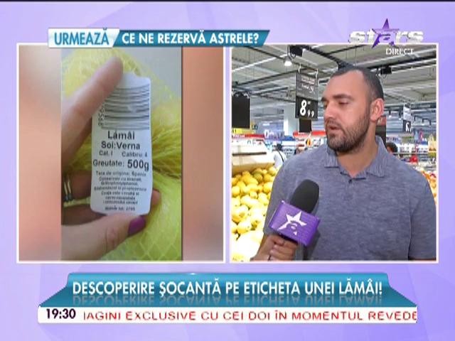 Descoperire şocantă pe eticheta unei lăm&acirc;i! Ce pericole ascunde coaja acestui fruct?