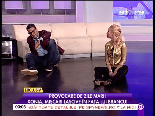 Cristian Brancu, provocare de zile de mari! Xonia l-a &icirc;nnebunit cu mişcări lascive, &icirc;n direct!