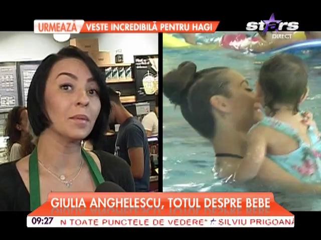Cum a "topit" Giulia Anghelescu 18 kilograme după ce a născut? Artista a dezvăluit dieta minune