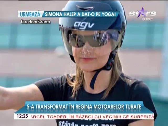 Romaniţa Iovan, apariţie de infarct! S-a transformat &icirc;n "regina" motoarelor la 50 de ani