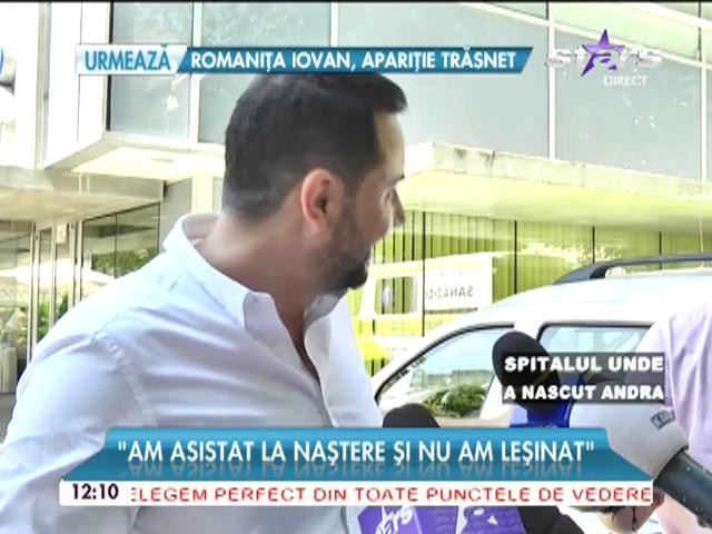 Primul lucru pe care l-a făcut Andra c&acirc;nd şi-a văzut fata: "A avut mai multe emoţii"