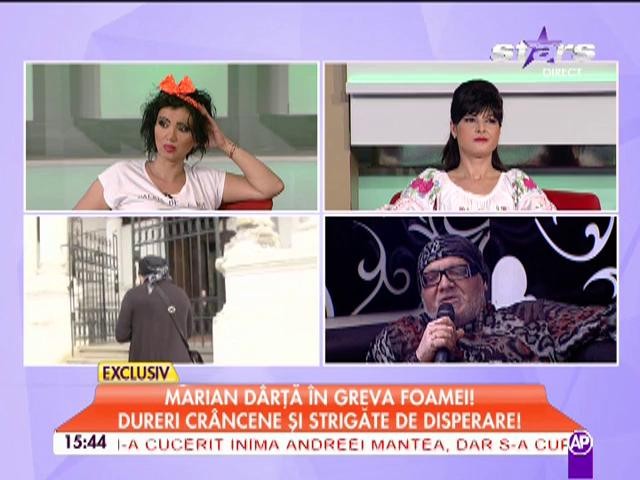 Marian Dârţă a intrat în greva foamei: "Nu mai pot"