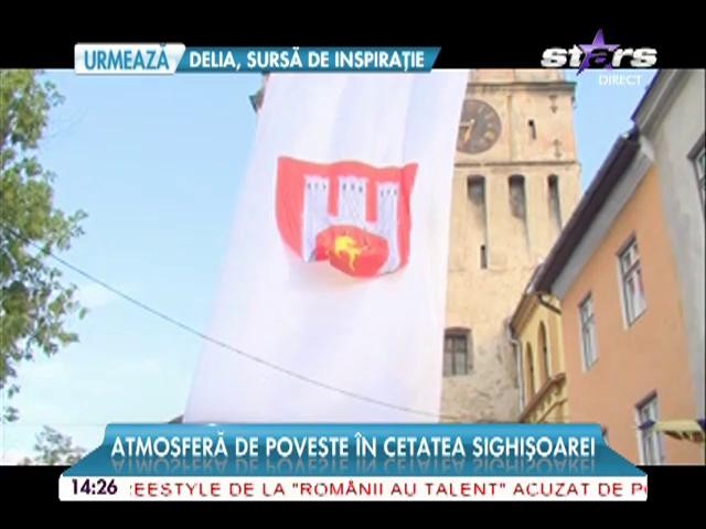 Atmosferă de poveste &icirc;n Cetatea Sighişoarei. Personaje şi costume fabuloase, din alte epoci, la Festivalul Medieval