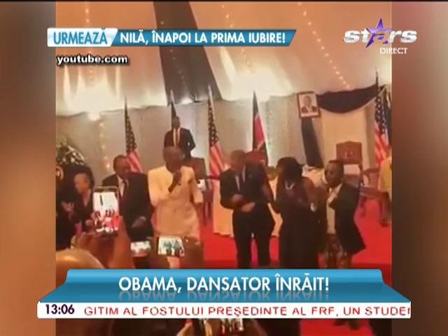 Barack Obama, dansator &icirc;nrăit! Imagini senzaţionale cu cel mai puternic om al Planetei
