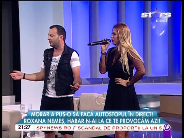 Roxana Nemeş, supusă la testul lui Mihai Morar! Cum a c&acirc;ntat live, la tv