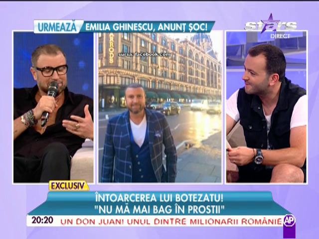 &Icirc;ntoarcerea lui Cătălin Botezatu! De ce a lipsit luni de zile de pe tv?