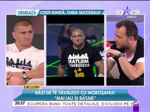 Cătălin Moroşanu este cocoş &icirc;n casă: "Sunt leu şi &icirc;n ring şi cu soţia"