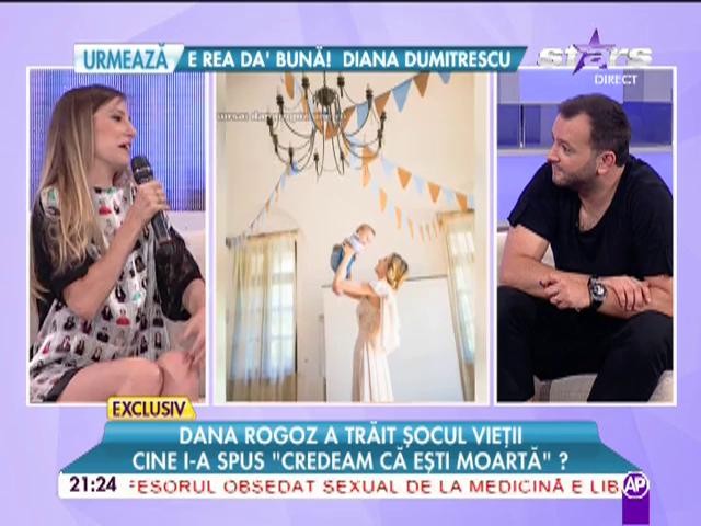 Dana Rogoz nu &icirc;şi menajează copilul: "L-am crescut pe platoul de filmare"