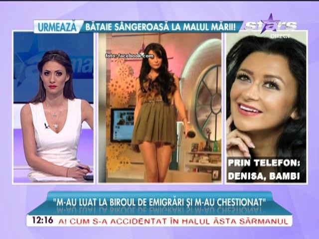 Denisa de la "Bambi" a fost ridicată de pe un aeroport din America: "Am făcut un atac de panică!"