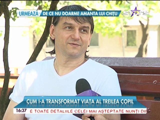 Andrei Păunescu, confesiunile unui tătic! Cum i-a transformat viaţa al treilea copil
