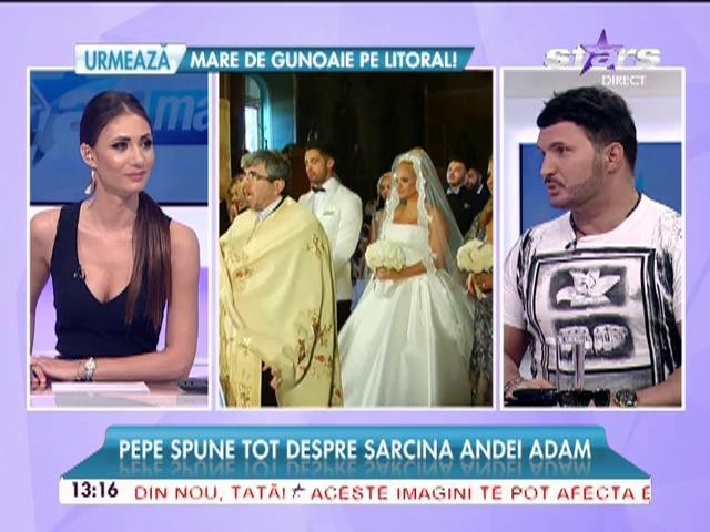 Pepe a spus tot despre sarcina Andei Adam: "Eu ştiam că este &icirc;nsărcinată!"