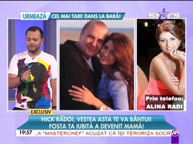 Alina Radi a dezvăluit cine este tatăl copilului: "Este fotbalist"