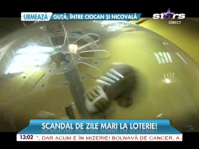 Scandal de zile mari la loterie! Au afişat numărul c&acirc;ştigător, &icirc;nainte să &icirc;l extragă!