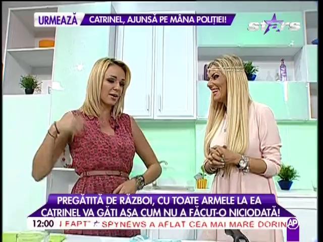Reţeta specială pentru cină: "Creveţi &icirc;n sos de vin cu orez", recomandată de Catrinel Sandu