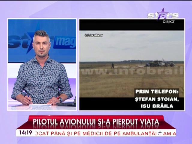Tragic accident aviatic &icirc;n Brăila! Pilotul avonului şi-a pierdut viaţa