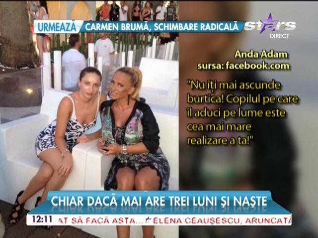 Mai are 3 luni şi devine mamă, dar Anda Adam nu renunţă la distracţie! Ce a făcut t&acirc;rziu &icirc;n noapte? Fanii au reacţionat imediat