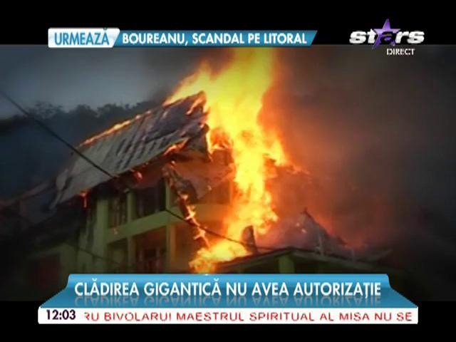 A ars palatul "Şoricelul". Clădirea gigantică nu avea autorizaţie