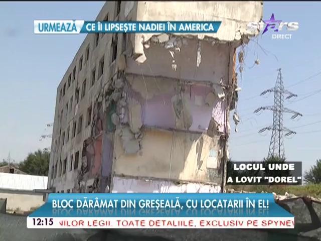 Bloc dăr&acirc;mat din greşeală, cu locatarii &icirc;n el! Primarul explică "eroarea umană"