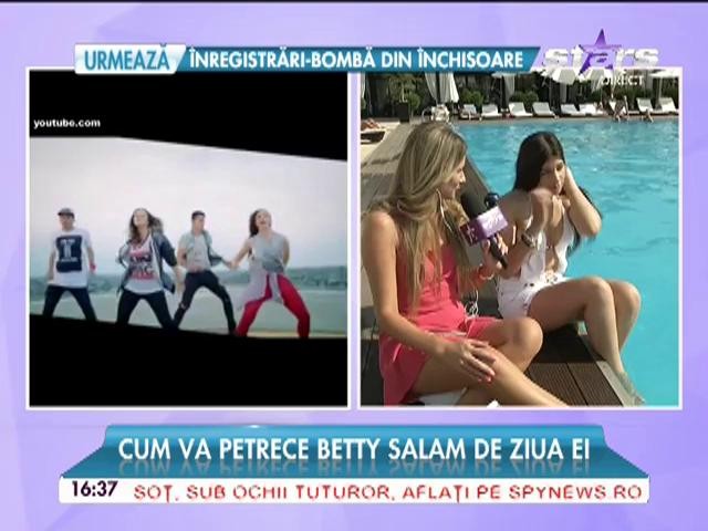 Betty Salam, ruşintă la piscină! Şi-a acoperit cu m&acirc;inile costumul de baie: "Chiar m-am &icirc;ngrăşat foarte tarem faţă de anul trecut!"