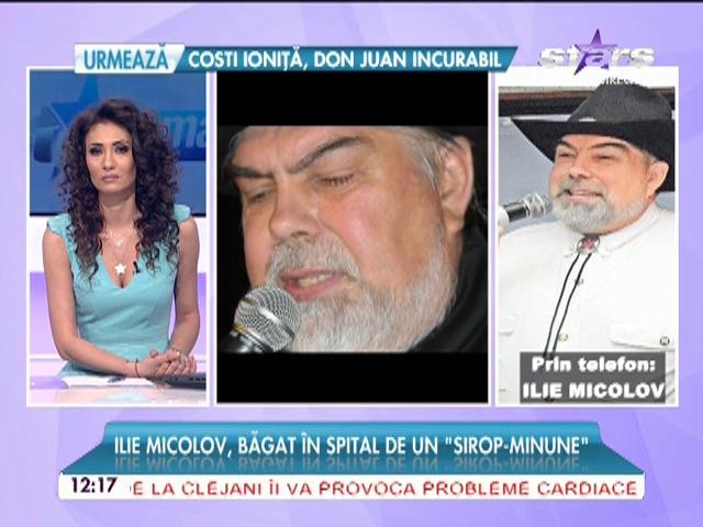 Ilie Micolov, băgat &icirc;n spiatal de un "sirop-minune": "Era să mor de la o tentativă de a slăbi!"