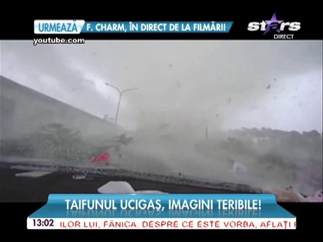 Taifunul ucigaş, imagini teribile!