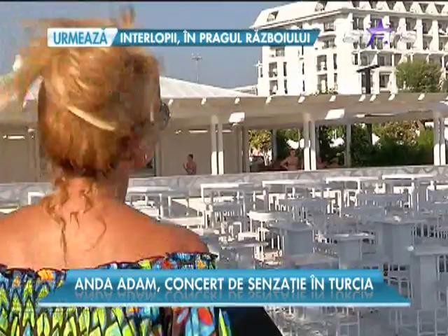 Anda Adam, concert de senzaţie &icirc;n Turcia! Nici nu zici că este &icirc;nsărcinată &icirc;n şase luni: "Un copil nu &icirc;nseamnă sf&acirc;rşitul carierei"