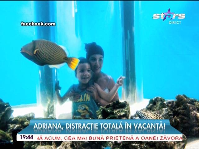 Adriana Bahmuţeanu, &icirc;n vacanţă cu cei doi copii! Uite cum s-au distrat