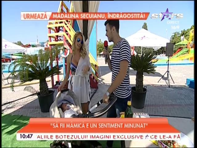 Prima apariţie la TV a copilului Alinei Radi! Fosta iubită a lui Nick Rădoi a "topit" kilogramele. Nici nu zici că a născut