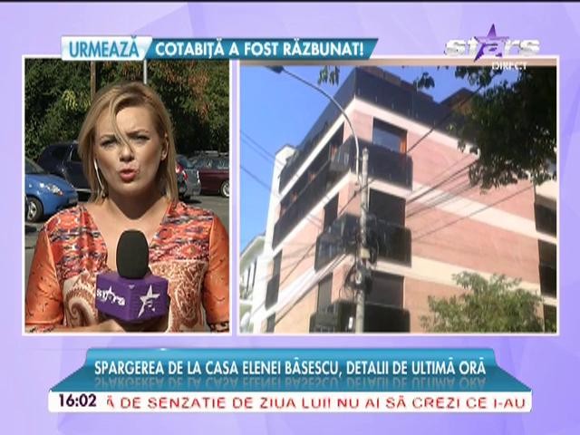 Locuinţa Elenei Băsescu, prădată! Detalii de ultimă de oră despre hoţul care i-a spart casa
