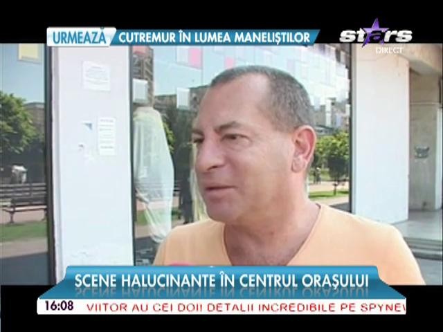Scene halucinante &icirc;n T&acirc;rgu Jiu! Un bărbat gol-puşcă a ieşit la plimbare pe stradă