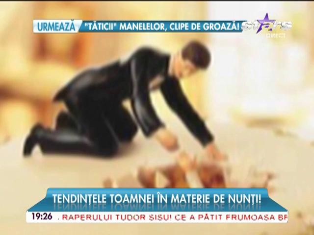 Te-ai plictisit de tortul clasic de nuntă? Noile tendinţe ale toamnei te vor lăsa fără cuvinte