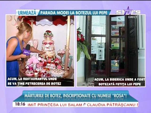 Aici vor petrece invitaţii lui Pepe! Cum arată restaurantul &icirc;n care va avea loc petrecerea de botez a micuţa Rosa Alexandra