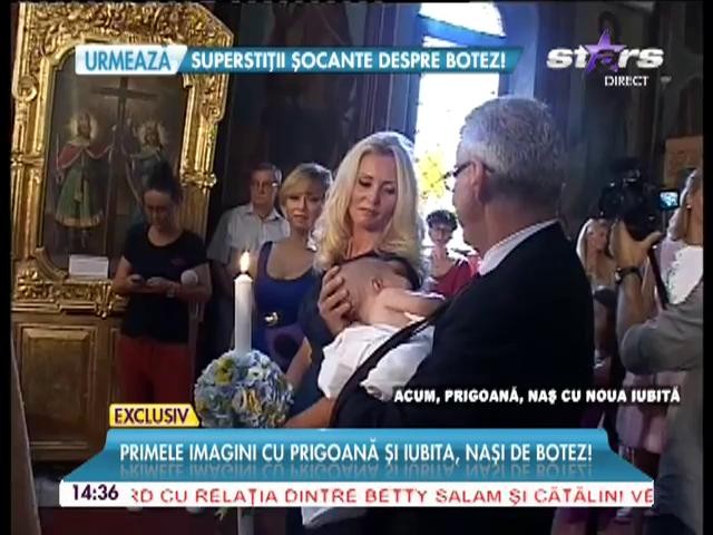 Imagini senzaţionale de la botez! Gestul cu care Silviu Prigoană a atras toate privirile &icirc;n biserică