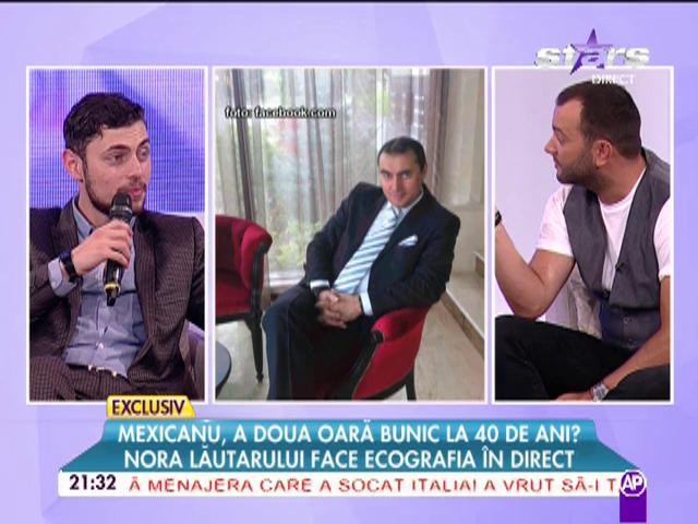 Marian Mexicanu', a doua oară bunic la 40 de ani! Nora lăutarului a făcut ecografia, &icirc;n direct 2