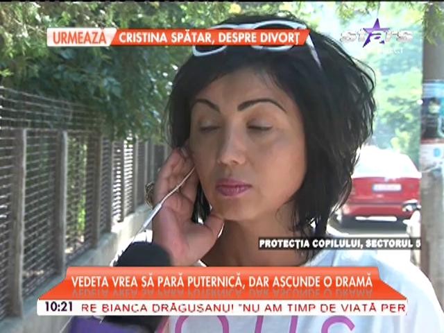 Vrea să pară puternică, dar trăieşte o dramă! Adriana Bahmuţeanu a ajuns la Protecţia Copilului
