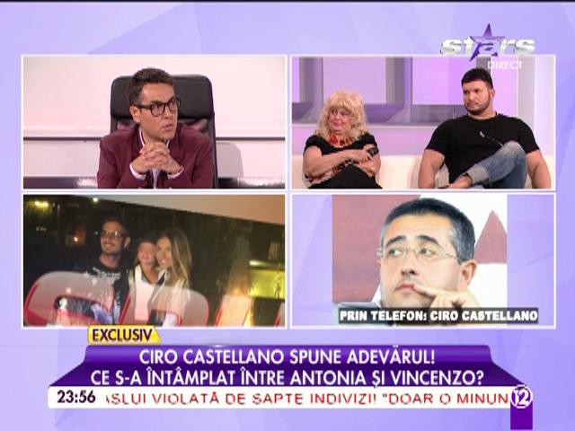 Ciro Castellano a dat noi detalii despre &icirc;nţelegerea la care au ajuns Antonia şi Vincenzo: "Copilul are nevoie şi de mamă!"