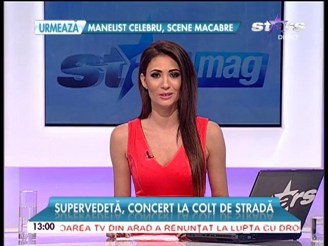Supervedetă, concert la colţ de stradă!