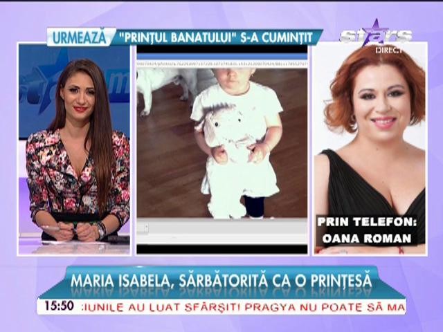 Cum petrece Oana Roman de ziua fiicei sale. Maria Isabela, tratată ca o prinţesă