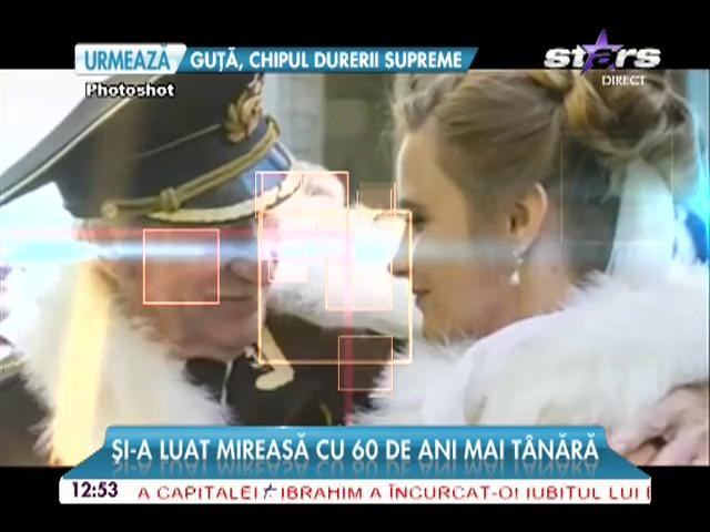 Actorul care bate toate recordurile! Şi-a luat mireasă cu 60 de ani mai t&acirc;nără!