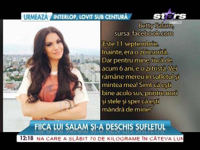 Mesaj sf&acirc;şietor transmis de Betty Salam, &icirc;n ziua &icirc;n care mama ei ar fi &icirc;mplinit 33 de ani