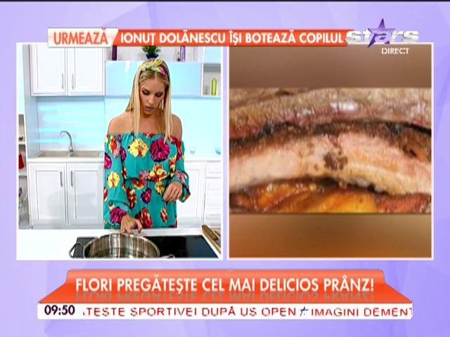 Flori &icirc;ţi recomandă o reţetă delicioasă: Costiţă de porc la tavă