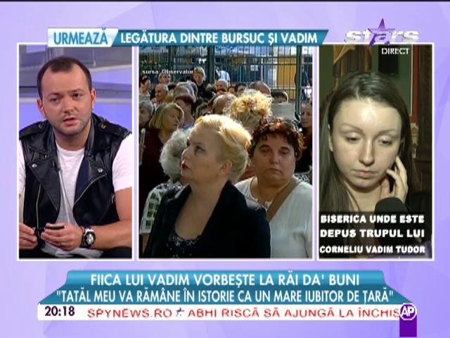Cum au decurs ultimele zile din viaţa lui Vadim Tudor? Fiica lui a făcut mărturisiri cutremurătoare: "A avut o presimţire!"