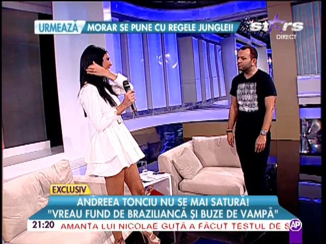 Mihai Morar, &icirc;ntrebare de baraj pentru Andreea Tonciu: "De ce foloseşti rochiţe largi, să nu se vadă că ai fundulţul lăsat?"