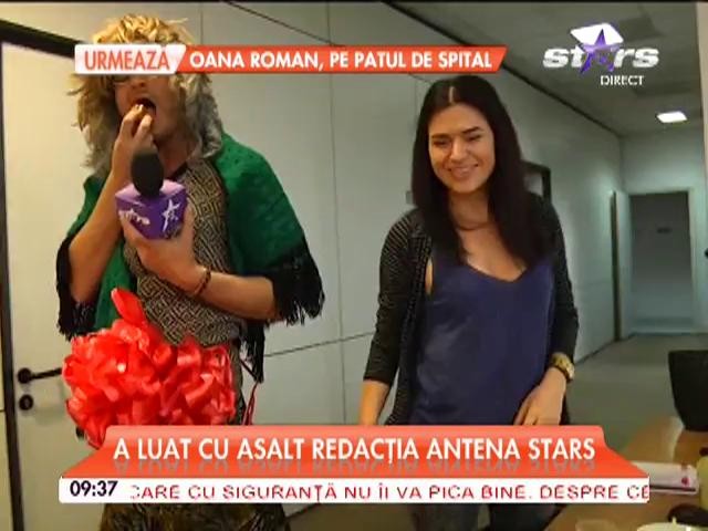 Sclero face prăpăd. A luat cu asalt redacţia Antena Stars