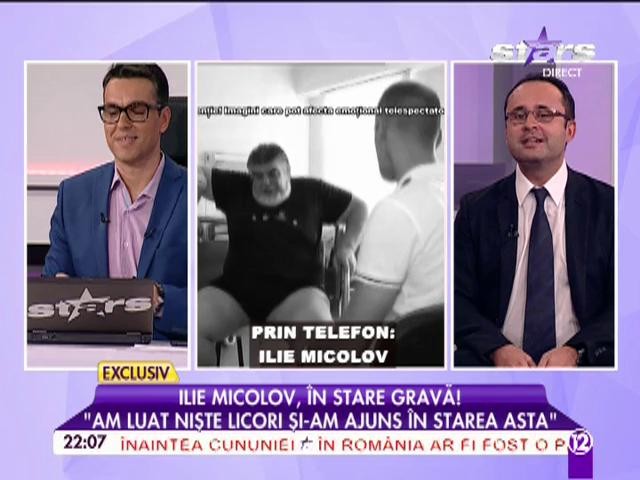 Ilie Micolov, &icirc;n stare gravă! Artistul are dureri cumplite şi abia se mai poate mişca