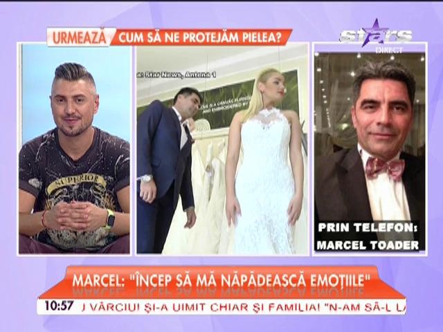 Zi mare pentru Marcel Toader şi Maria Constantin. Astăzi se cunună religios. "Au &icirc;nceput să mă năpădească emoţiile"