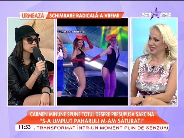 Este fiica lui Minune &icirc;nsărcinată? Carmen spune totul despre presupusa sarcină