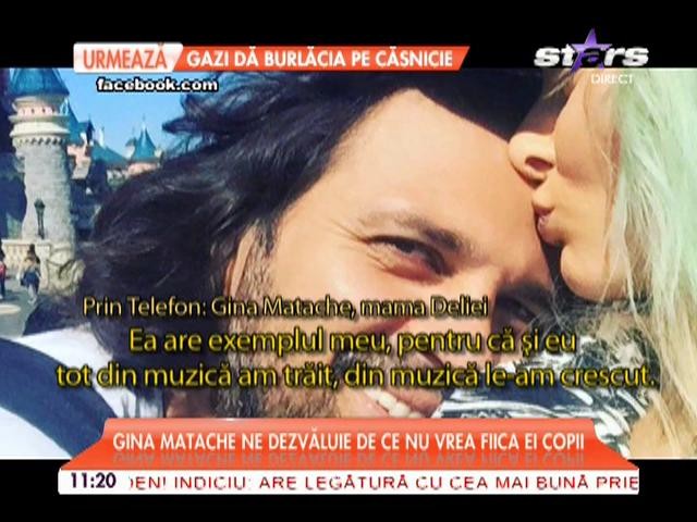 Gina Matache, declaraţie surprinzătoare la adresa fiicei sale: "Din partea Deliei mă aştept la orice!"